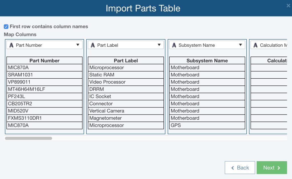 Relyence smart-mapping on import