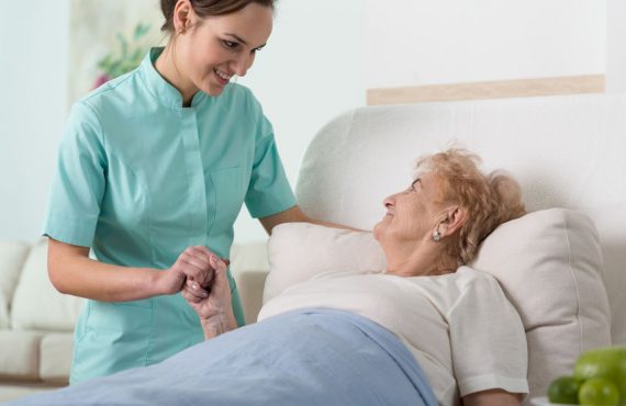Nurse and patient Nurse and patient